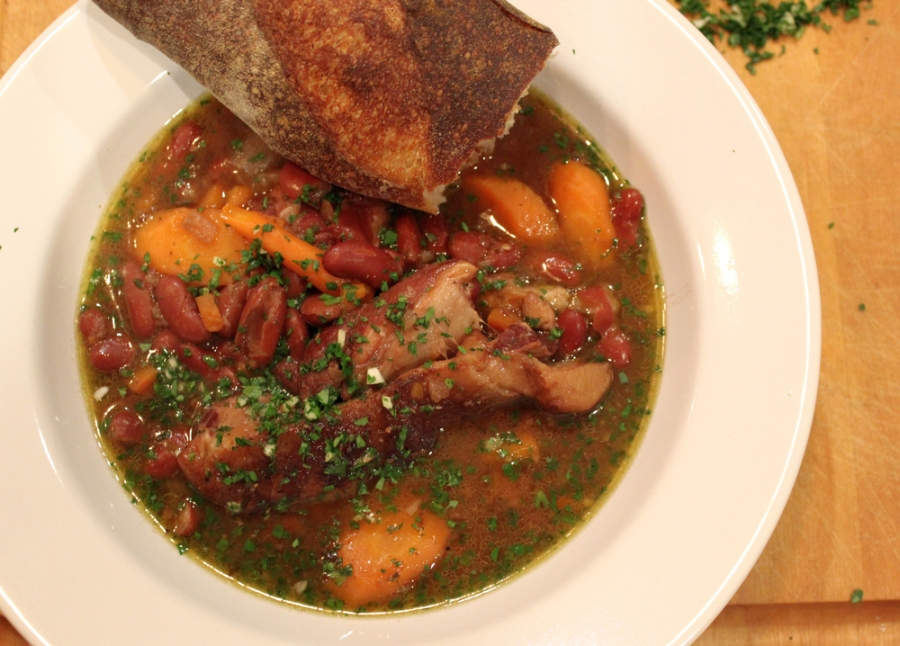 Glandoulat: Red Beans and Pork with Carrots from the Southwest of France